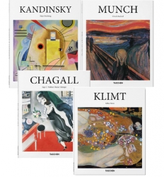 Kunst-Paket: Munch, Kandinsky, Chagall & Klimt 