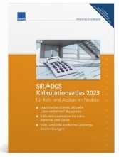 SIRADOS Kalkulations-Atlas 2023 für Roh- und Ausbau im Neubau 